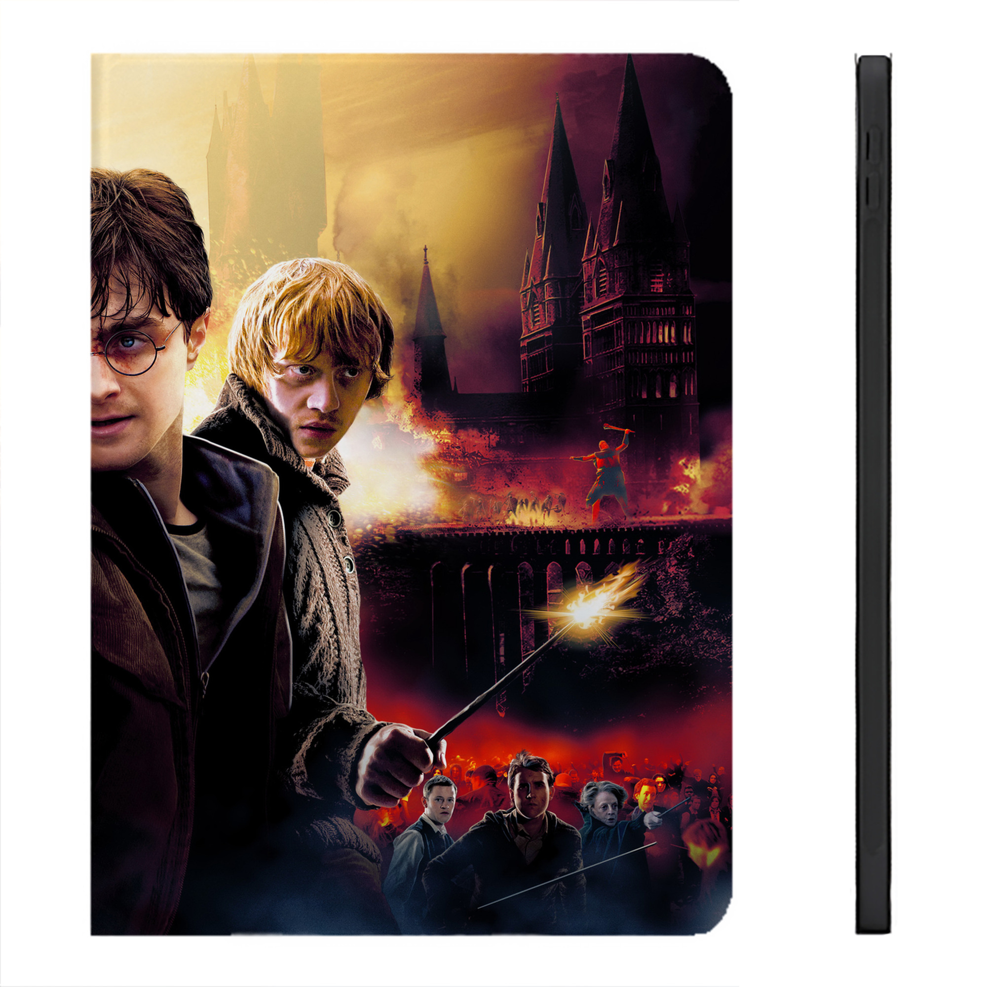（画像用） Harry Potter ハリー・ポッターシリーズ IPadケース ペンホルダー付き ブックスタイルデザイン